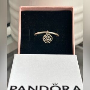 Pandora Silver Family Tree Charm Ring